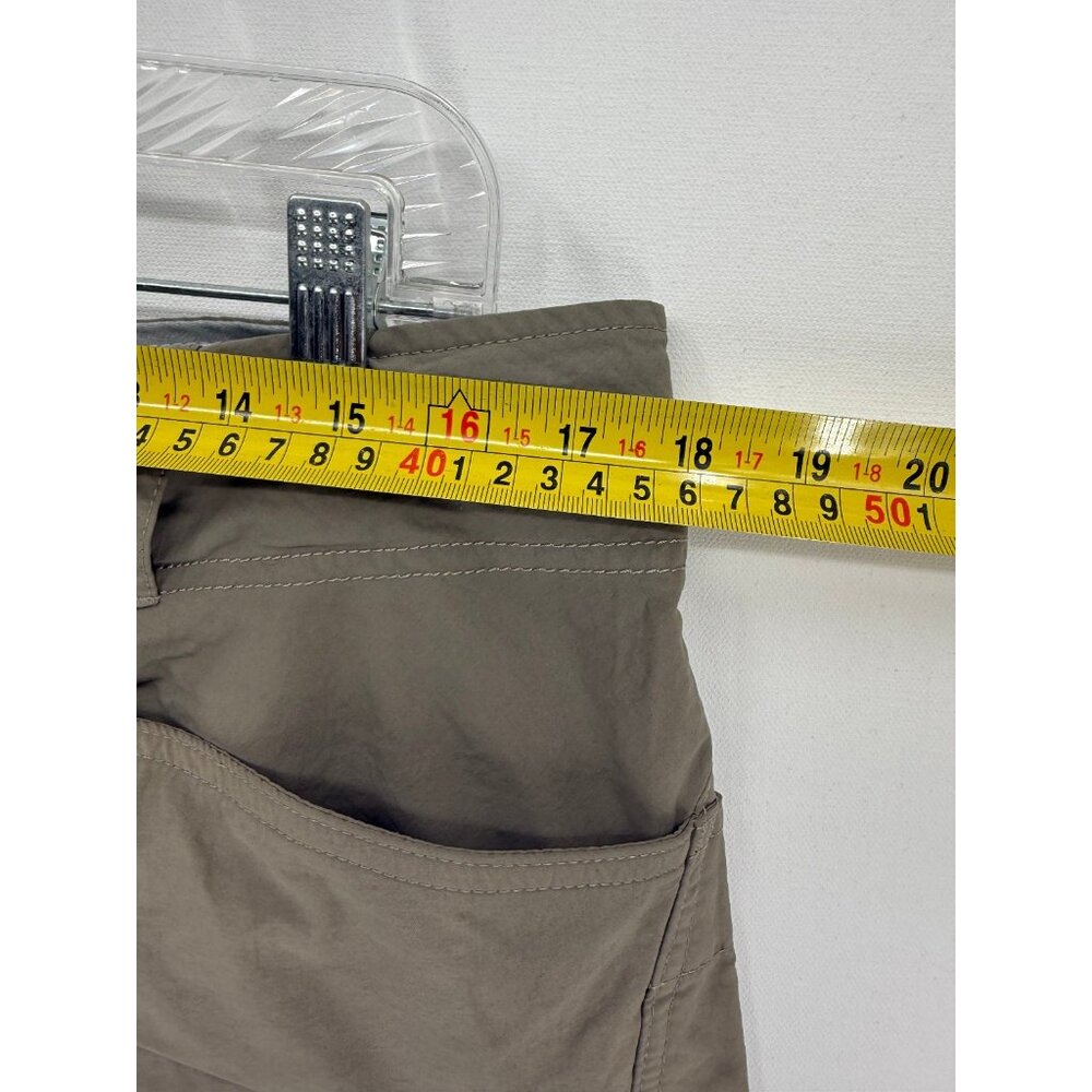 Mountain Hardwear Pants Mens L 30" Khaki Hiking Quick Dry Belt OM3913 - Picture 9 of 12